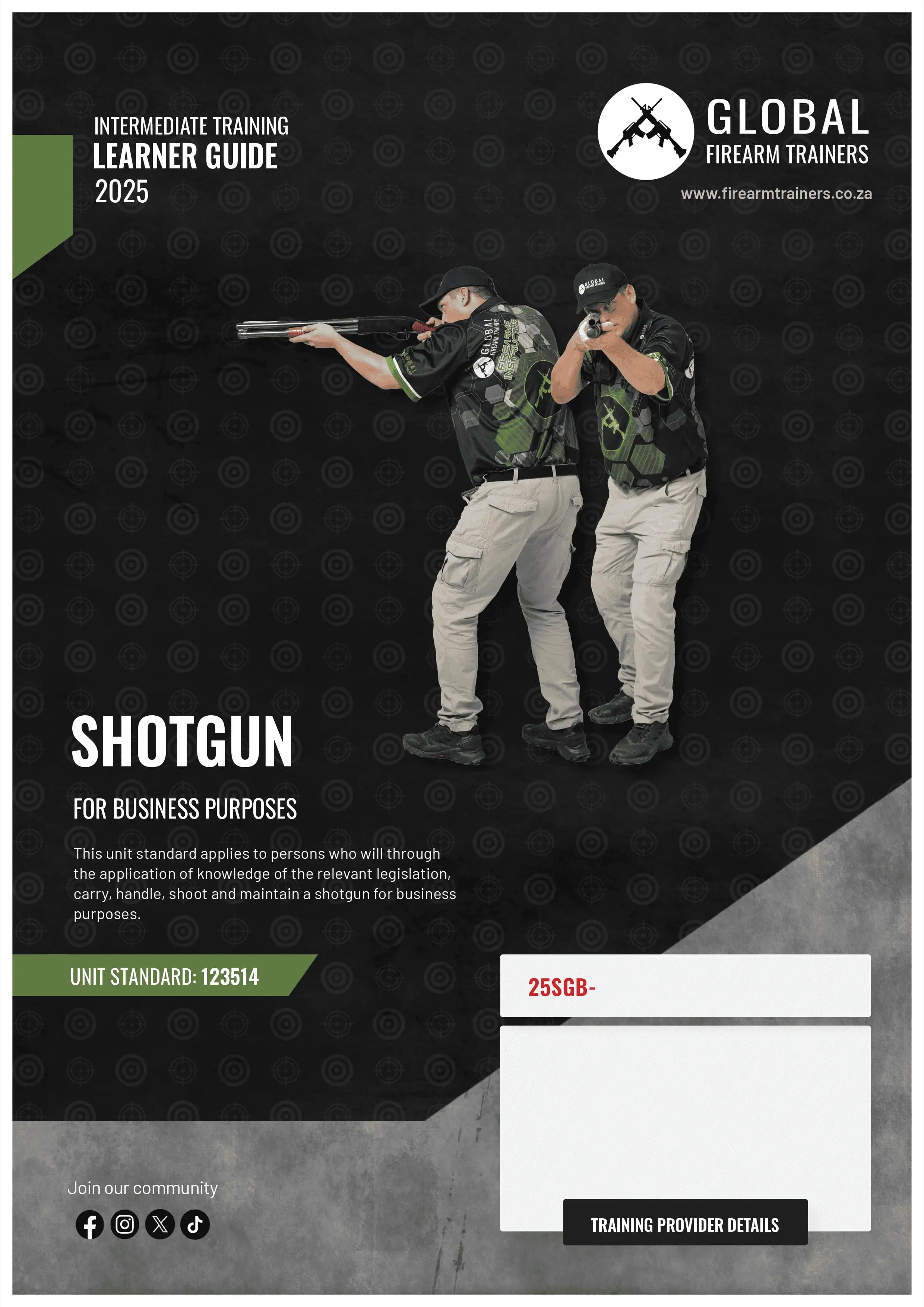 Shotgun learner guide cover