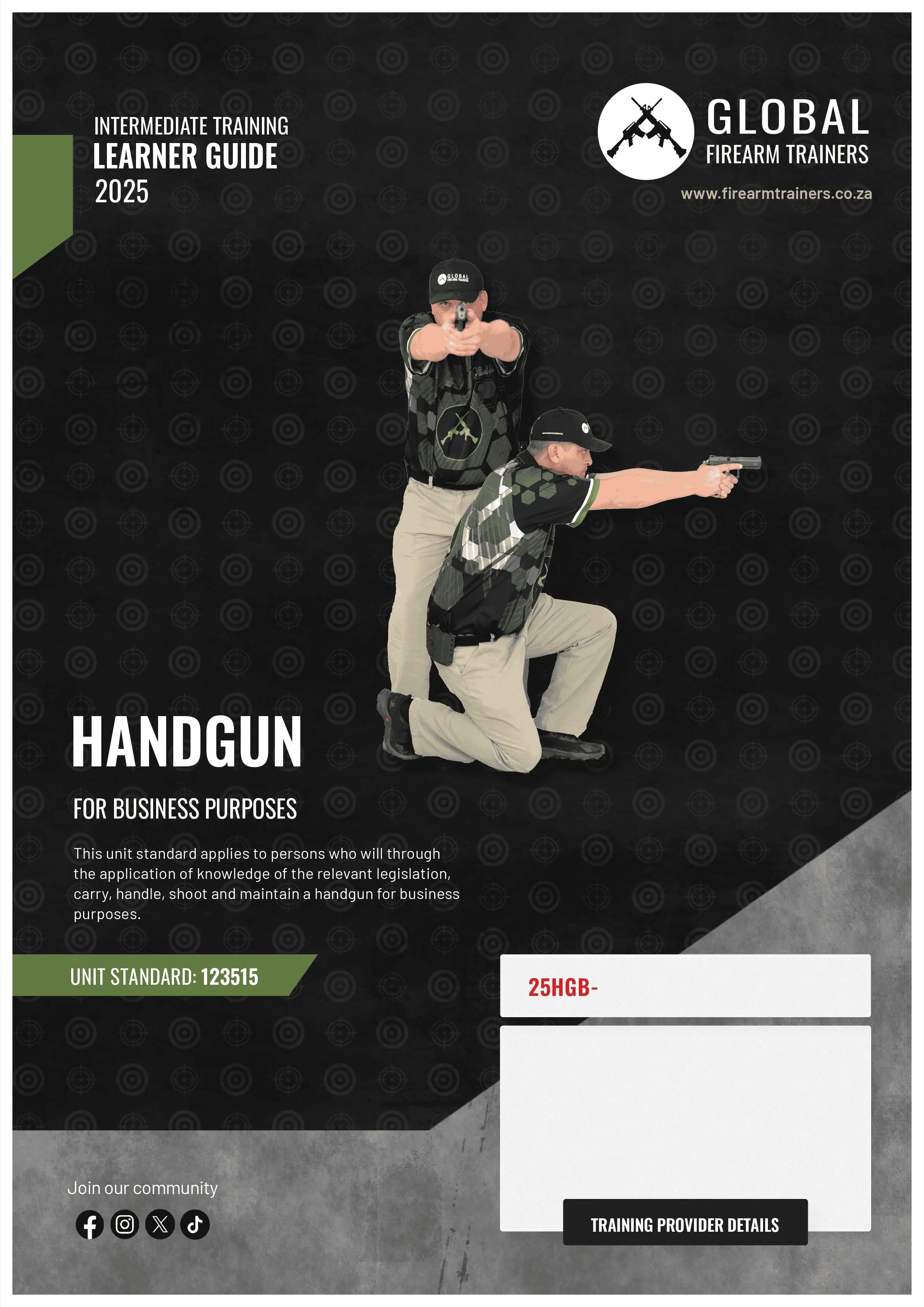 Handgun learner guide cover